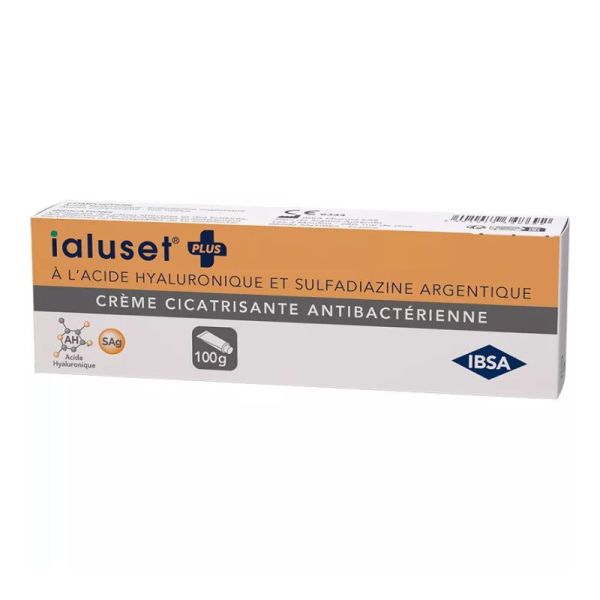 IBSA Ialuset Plus Crème Acide Hyaluronique + Argent 100 g