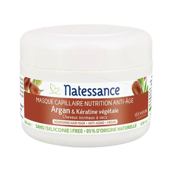 Natessance masque capillaire argan 200ml