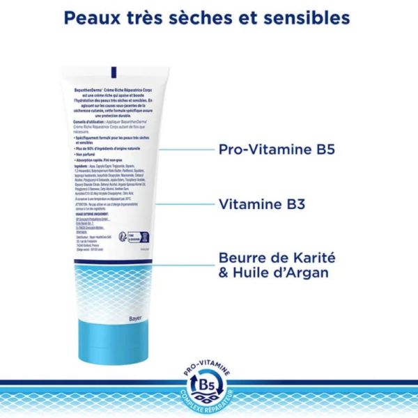 Bepanthen Derma baume réparateur Intense corps 200ml