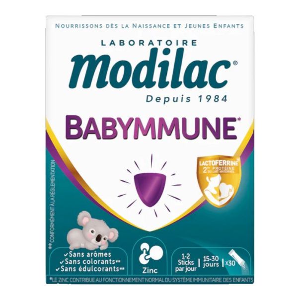 Modilac Babymmune 30 sticks