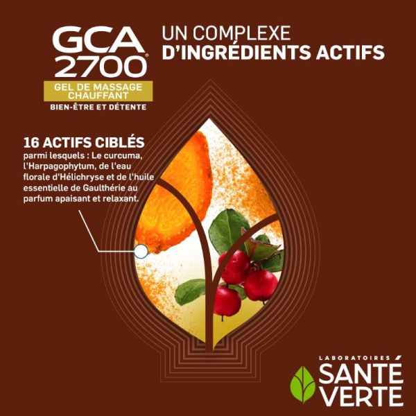 Sante Verte GCA 2700 gel de massage chauffant 100ml