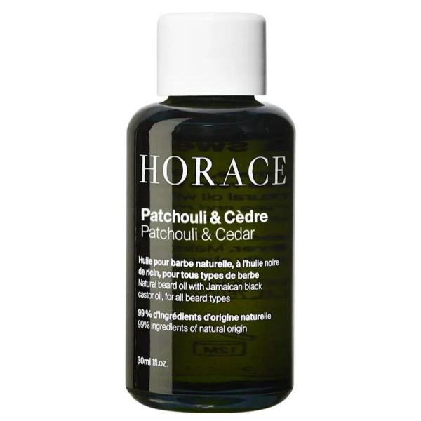 Horace Huile barbe patchouli et cèdre 30ml