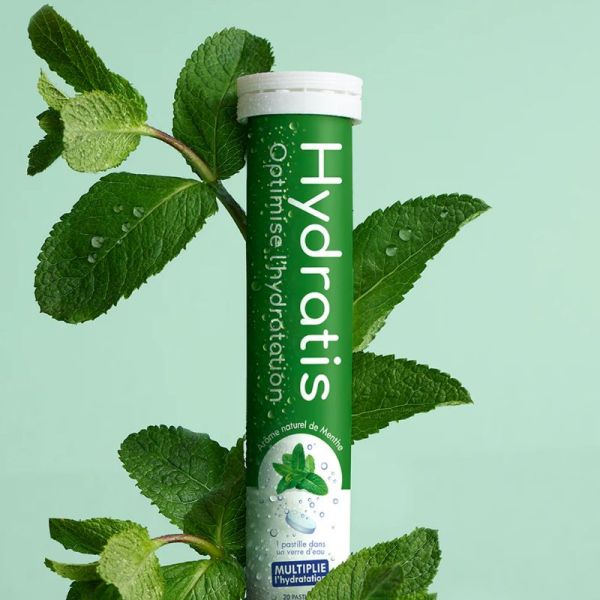 Hydratis arôme Menthe 20 pastilles effervescentes