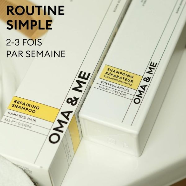 Oma & Me shampoing réparateur cheveux abîmés 250ml