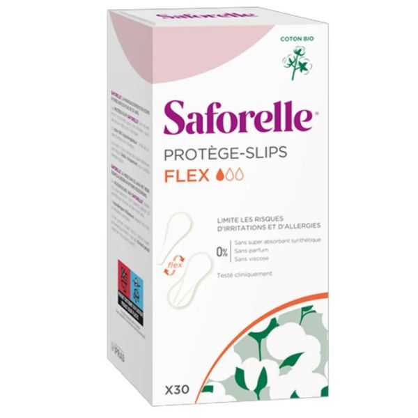 Protège-slips flexibles & extra-fins x30