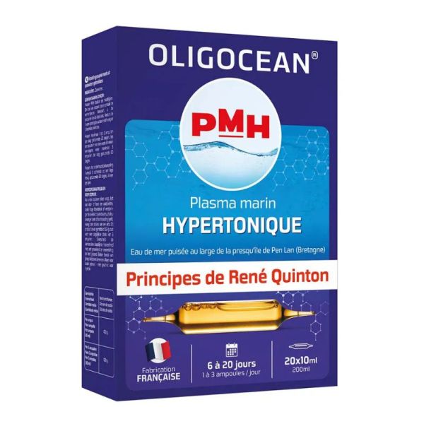 Oligocean Plasma Marin hypertonique 20 ampoules