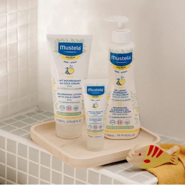 Mustela crème nourrissante au Cold Cream à la cire d'abeille BIO 40ml