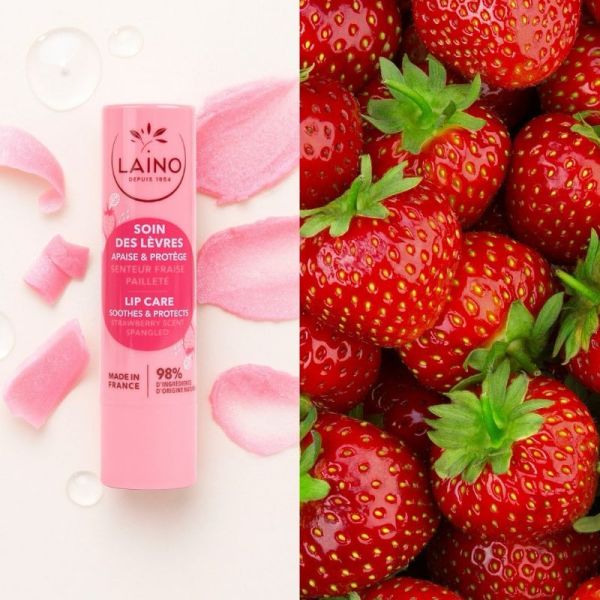 Laino soin des lèvres Fraise stick 4g
