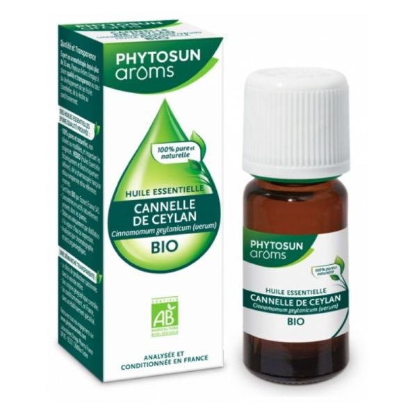 Phytosun Arôms Huile Essentielle Cannelle de Ceylan Bio 5 ml