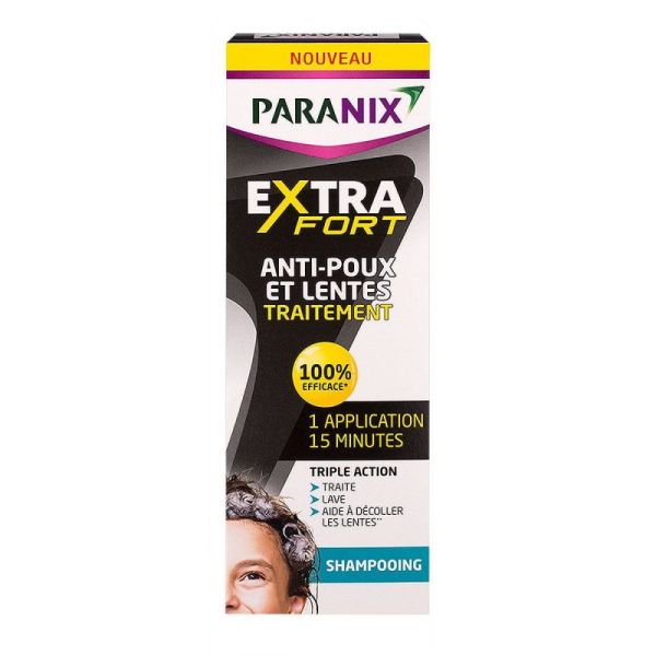 Extra-fort shampooing anti-poux 200ml + peigne