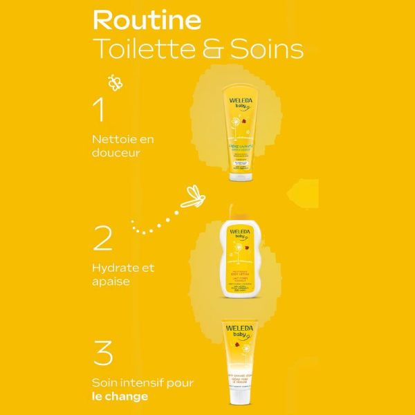 Weleda Baby crème lavante corps et cheveux Calendula 200ml