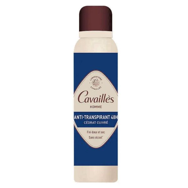 Cavaillès Absorb+ 48H Homme anti-transpirant spray 150ml