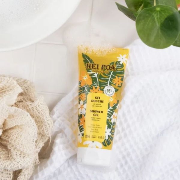 Hei Poa soins corps gel douche Monoï de Tahiti AO 200ml