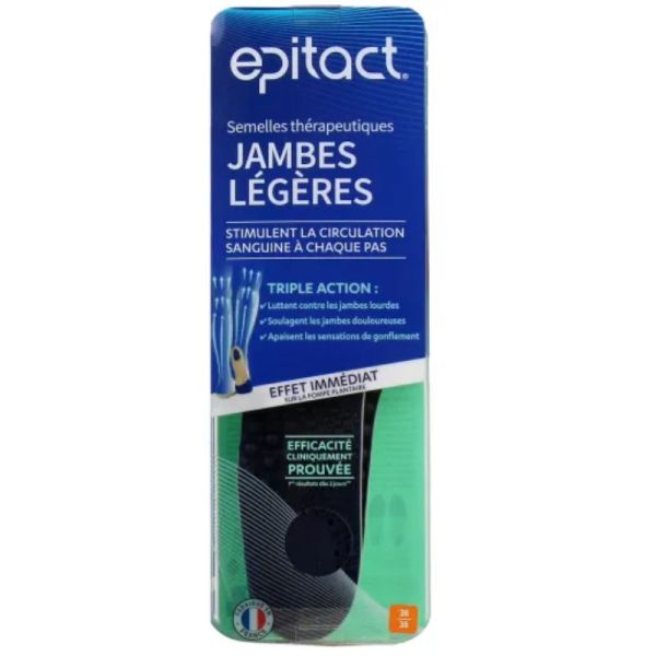 Epitact Semelles thérapeutiques jambes légères taille 39-41