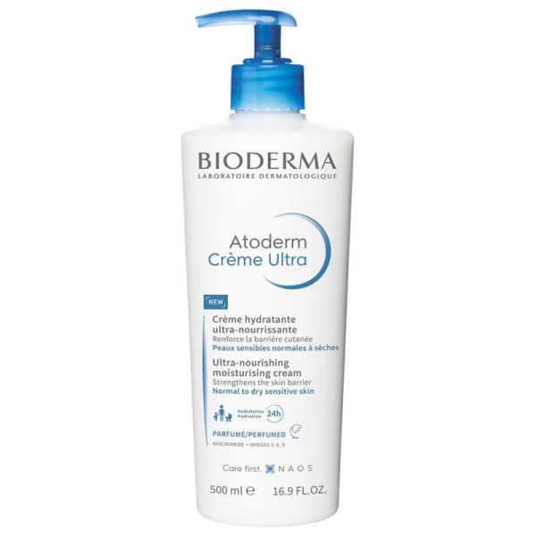 Atoderm crème Ultra-hydratante ultra-nourrissante parfumée 500ml