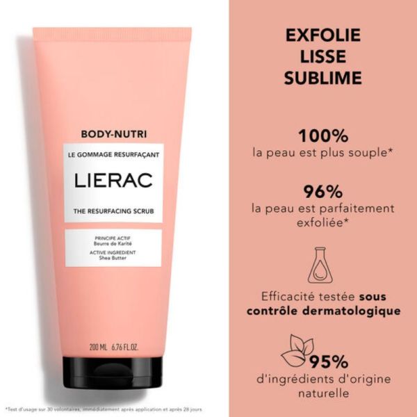 Lierac Body-Nutri le gommage resurfaçant 200ml