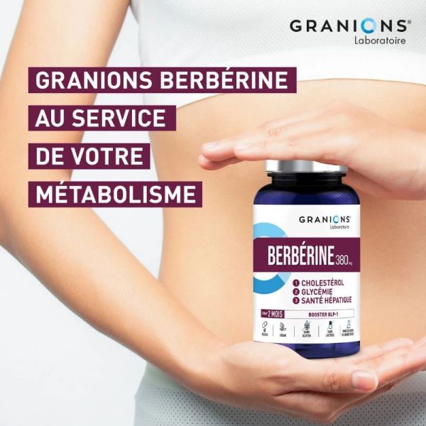 Granions Berberine 380mg 60 comprimés
