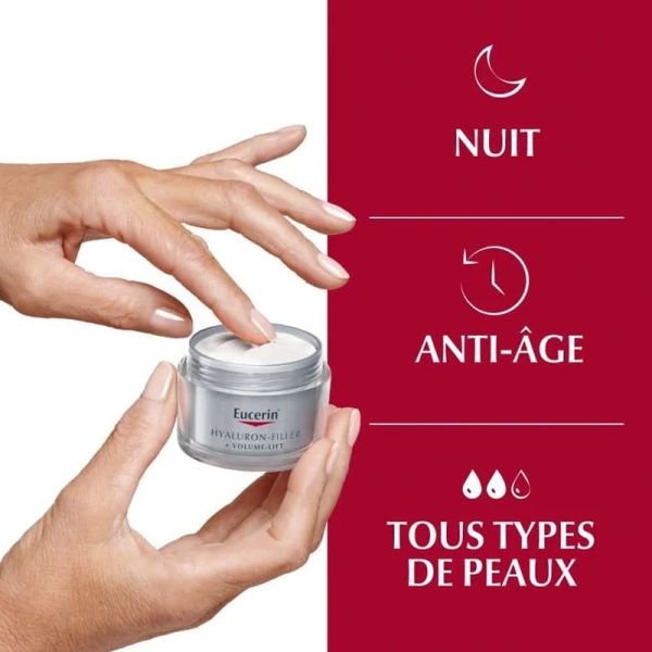 Eucerin Hyaluron-Filler + volume-lift soin de nuit 50ml