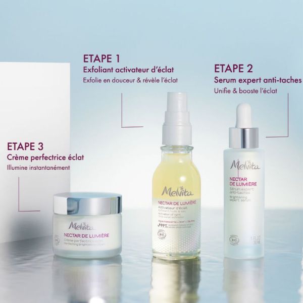 Melvita Nectar de Lumière crème perfectrice éclat Bio 50ml