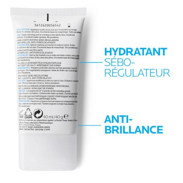 Roche Posay Effaclar Mat hydratant sébo-régulateur 40ml