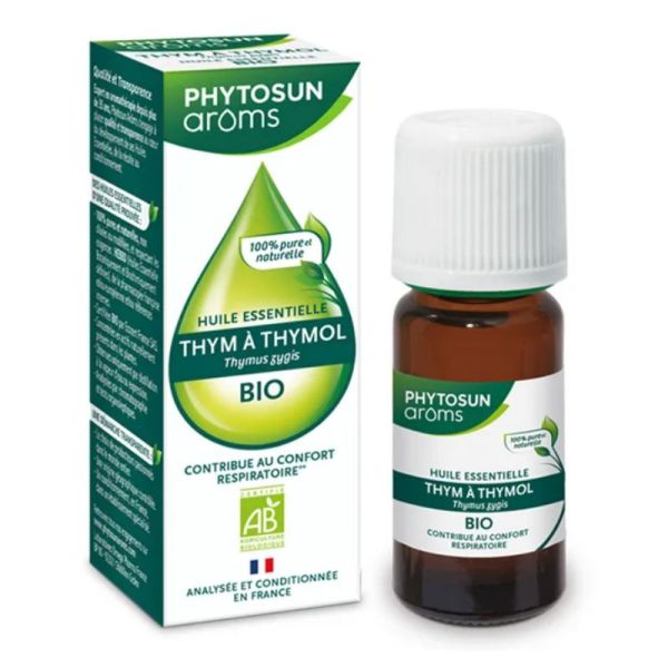 Phytosun Arôms Huile Essentielle Thym à Thymol Bio 10 ml
