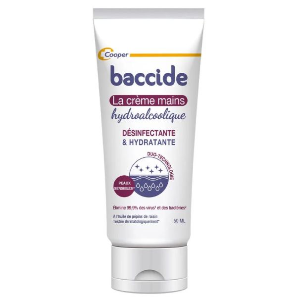 Baccide Crème mains hydroalcoolique 50ml