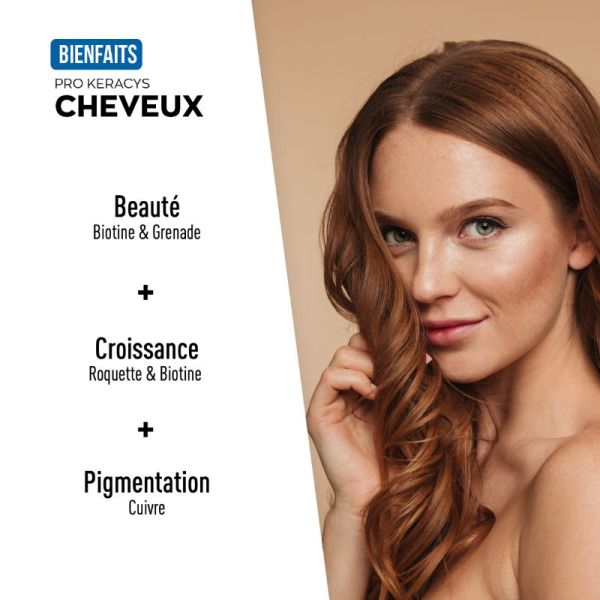 Granions Pro Keracys cheveux beauté 28 jours 56 comprimés à croquer