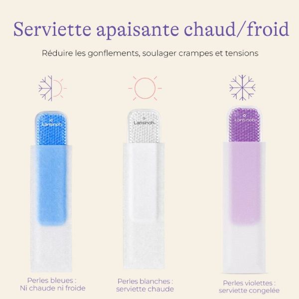Lansinoh serviette post accouchement apaisante chaude / froide