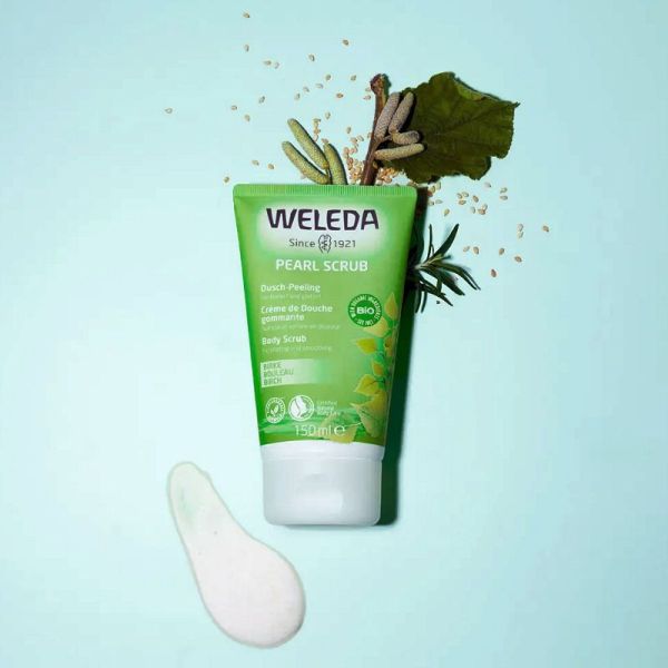 Weleda bouleau Pear-scrub crème de douche gommante 150ml