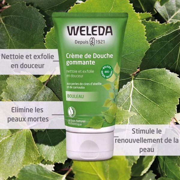 Weleda bouleau Pear-scrub crème de douche gommante 150ml