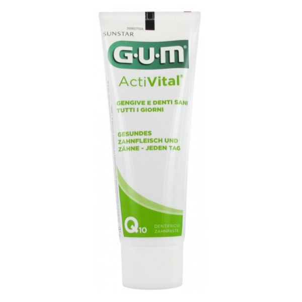 Gum ActiVital Activital dentifrice gencives et dents saines Q10 75ml