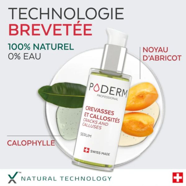 Poderm soin intensif nuit crevasses et callosités 75ml