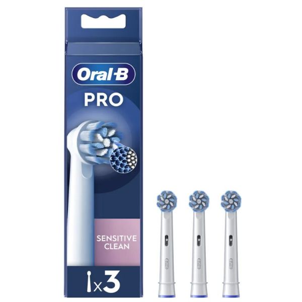 Oral-B Sensitive Clean brossettes pour brosse à dents électrique x3