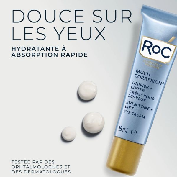 Roc Unifier + Lifter crème contour yeux lift & cernes 15ml