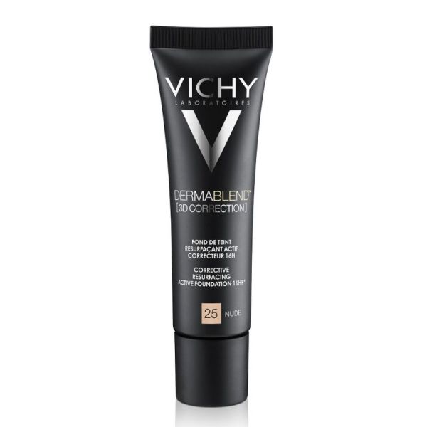 Dermablend 3D Correction Fond de Teint Resurfaçant Actif Correcteur 16H Teinte Nude 25 SPF25 30 ml