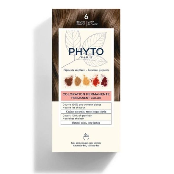 6 Blond Foncé Kit Coloration Permanente