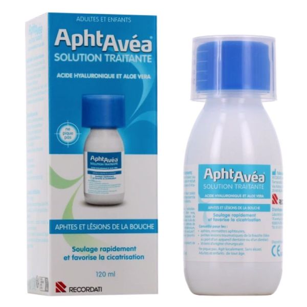 Aphtavea aphtes et lésions solution traitante 120ml