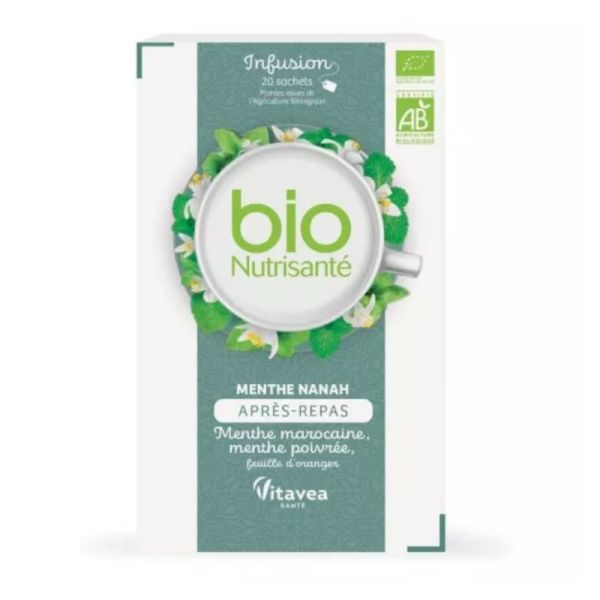 Nutrisanté Infusion Après-Repas Bio 20 Sachets