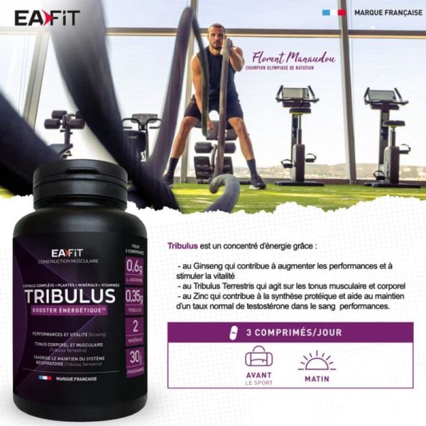 Eafit Tribulus synthèse testostérone 90 comprimes