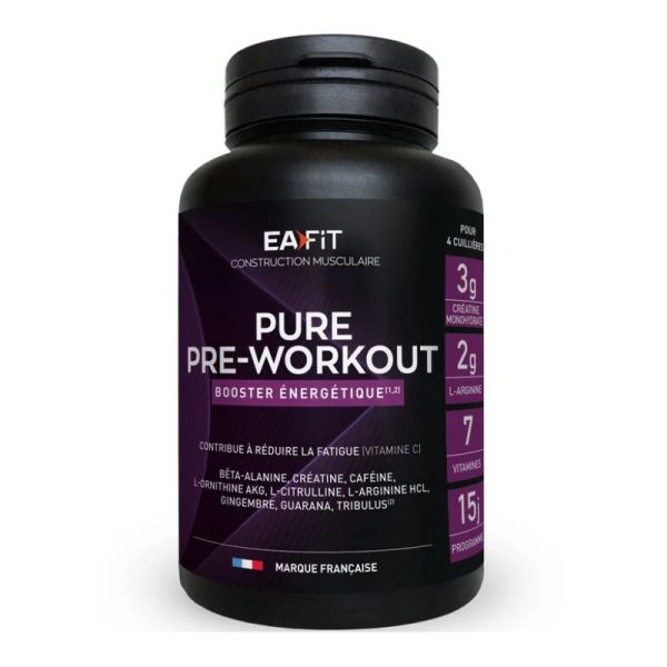 Eafit Pure Pre-workout booster d'énergie 330g
