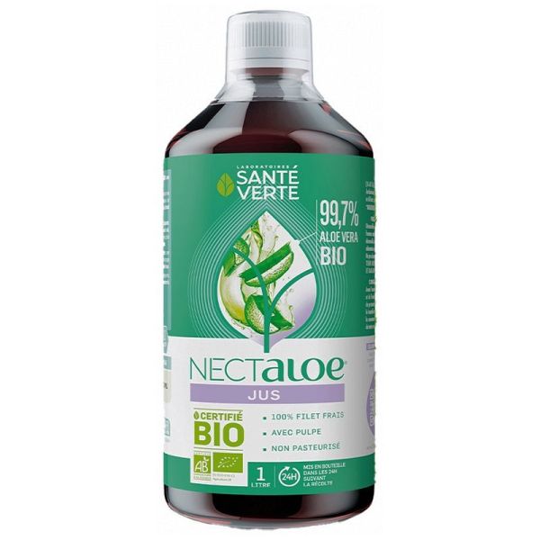 Santé Verte Nectaloe aloe vera 99,7% en jus bio 1 litre