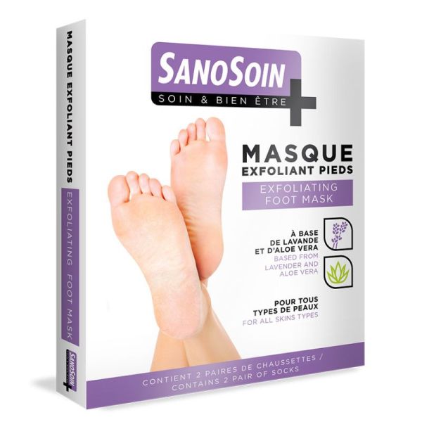 Sanosoin Masque exfoliant pieds 1 unité