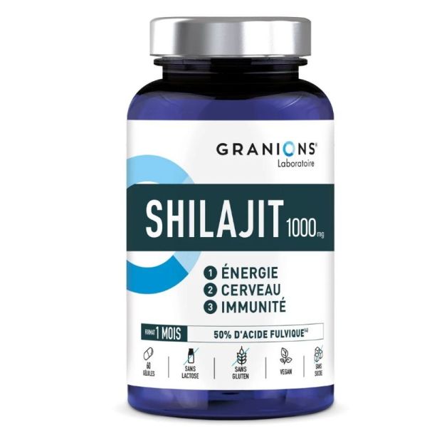 Granions Shilajit 1000 mg 60 Gélules