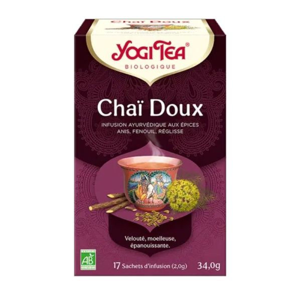 Yogi Tea  Chaï Doux17 Sachets d'Infusions