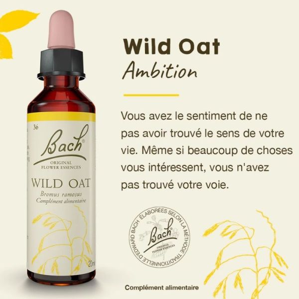 Fleurs de Bach Original Wild Oat 20ml