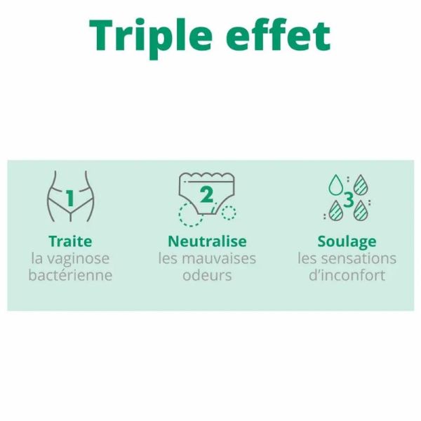 Saugella Triple traitement vaginose bactérienne 7 ovules vaginaux