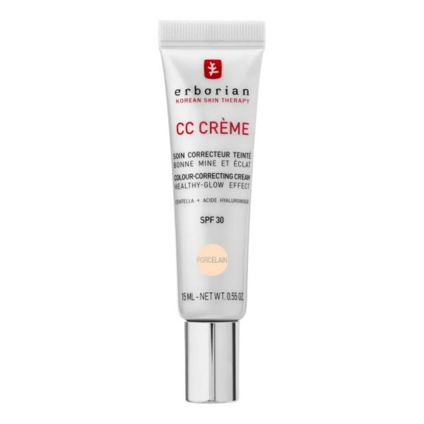 Erborian CC crème à la centella teinte porcelaine spf30 15 ml
