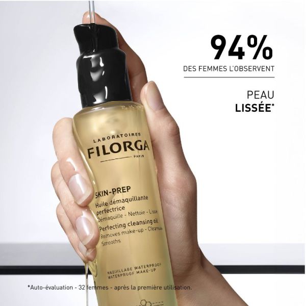 Filorga huile démaquillante perfectrice élimine le maquillage 150ml