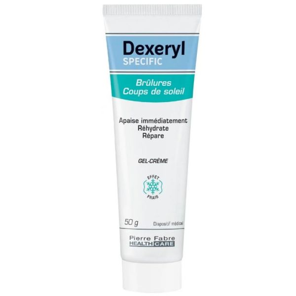 Dexeryl gel-crème brûlures et coups de soleil effet froid 150 g