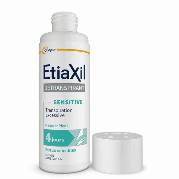 Etiaxil détranspirant lotion pieds sensitive 4 Jours peaux sensibles 100ml